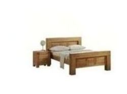 Vale Double Bed Frame - Oak